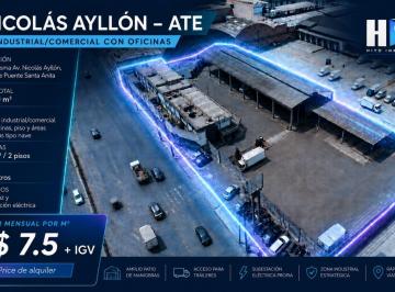 Local en Av. Nicolás Ayllón – Ate | Frente de 95 m | 4, 000 m²