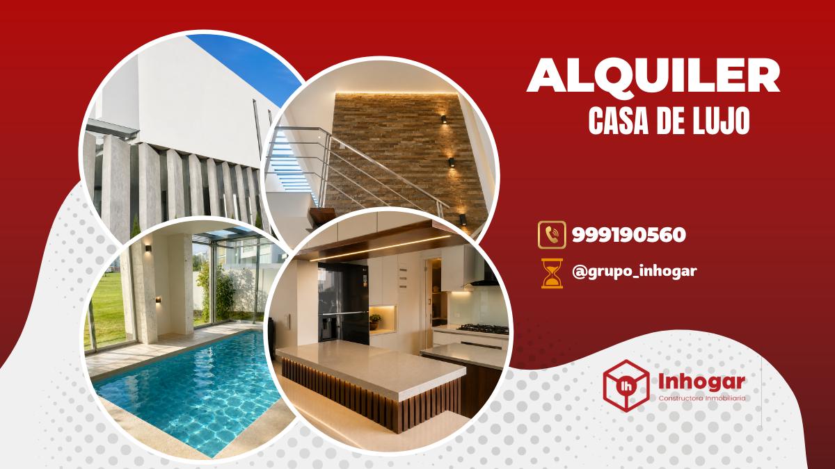Se Alquila La Mejor Casa Minimalista y de Lujo en Arequipa