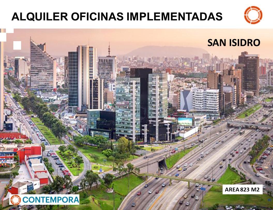 Alquiler Oficinas San Isidro - Av. Republica de Panama - 823 m²