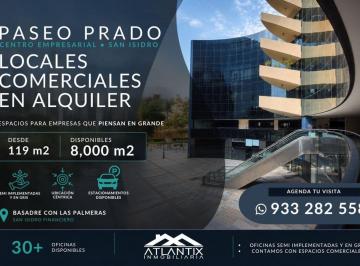 Alquiler de Oficinas Corporativas Clase a | Desde 119 m² Hasta 495 m² | 8, 245 m² Disponibles | San I
