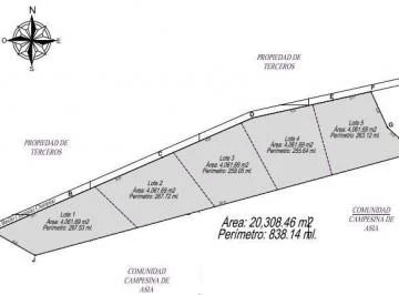 Vendo Lotes de 4000 a Us$55 por m², en Via Basilio Chumpitaz, Pacay, Asia