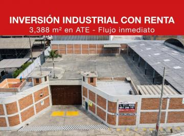 Local Indutrial en Venta - 3, 390 m² - Ate