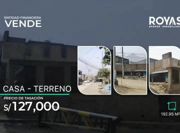 Entidad Financiera Liquida Casa Como Terreno en Collique - Comas - 1234