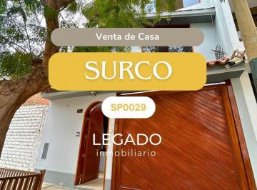 Venta de Hermosa Casa en Urb. Santa Maria de Surco