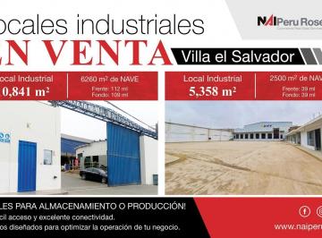 Locales Industriales en Venta - Villa El Salvador