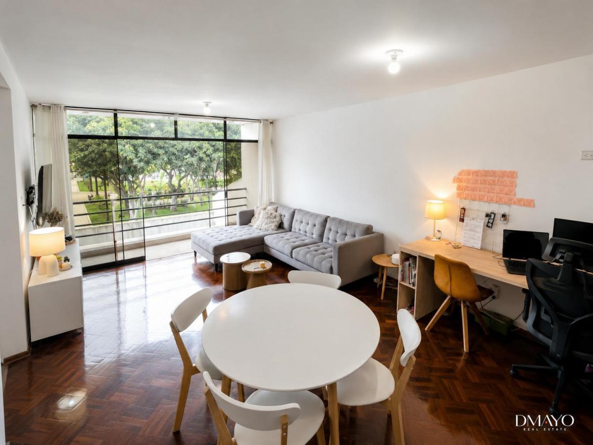 Alquiler · 2do Piso 75 m² · 1 Dormitorio · Zona Cerrada · Excelente Estado · Frente a Parque