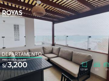 Gran Oportunidad - Alquiler Departamento de Playa Triplex en Malecón Los Corales, Playa Los Pulpos