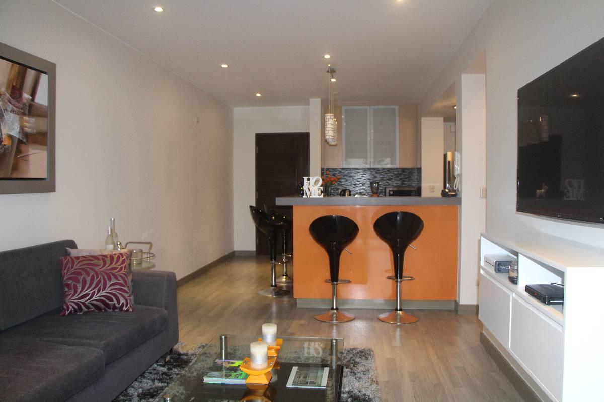 Departamento en alquiler en Miraflores - 65 m², 1 dormitorios