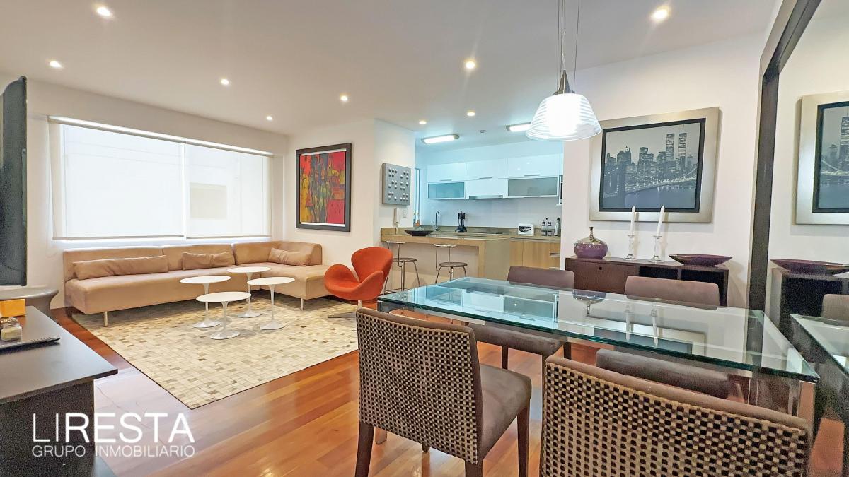 Departamento Amoblado de 75 m² | Cochera + Depósito | Miraflores