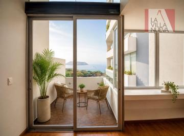 Miraflores Duplex con Linda Vista Panorámica Al Mar 3 Dorm y Linea Blanca