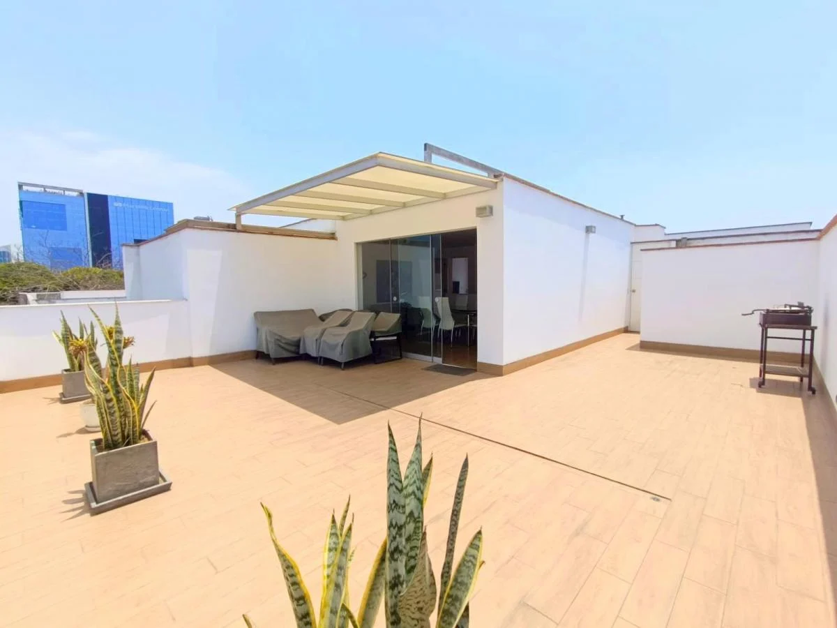 Alquilo Departamento con Terraza Amoblado y Equipado Cerca Al Centro Financiero