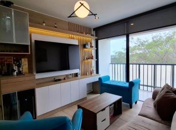 Moderno Dpto. un Dormitorio + Estudio - Balcón - 2 Baños - 1 Cochera