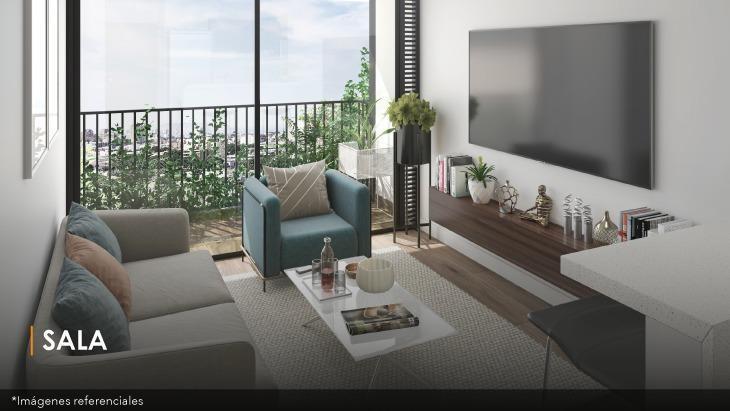 Departamento en venta en Barranco - 54 m², 3 dormitorios
