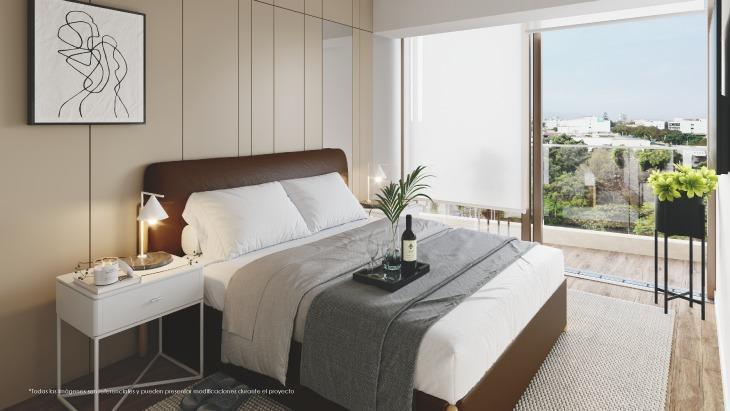 Departamento en venta en Barranco - 53 m², 2 dormitorios