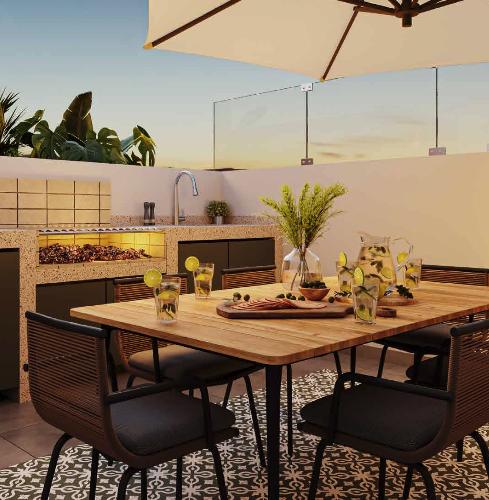 1 Dorm. en Chorrillos (40 M²)