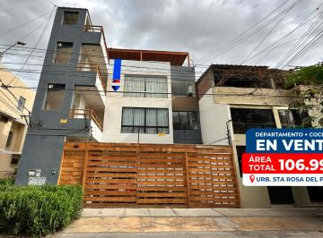 Departamento en Tercer Piso + Cochera - Urb. Santa Rosa del Palmar (Ica)