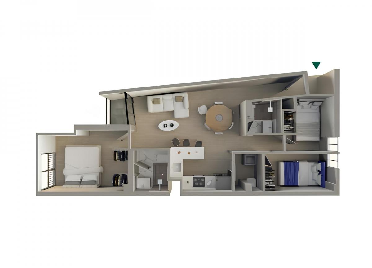 Departamento Sostenible Frente Al Parque en Cercado de Lima | 3 Dorm.