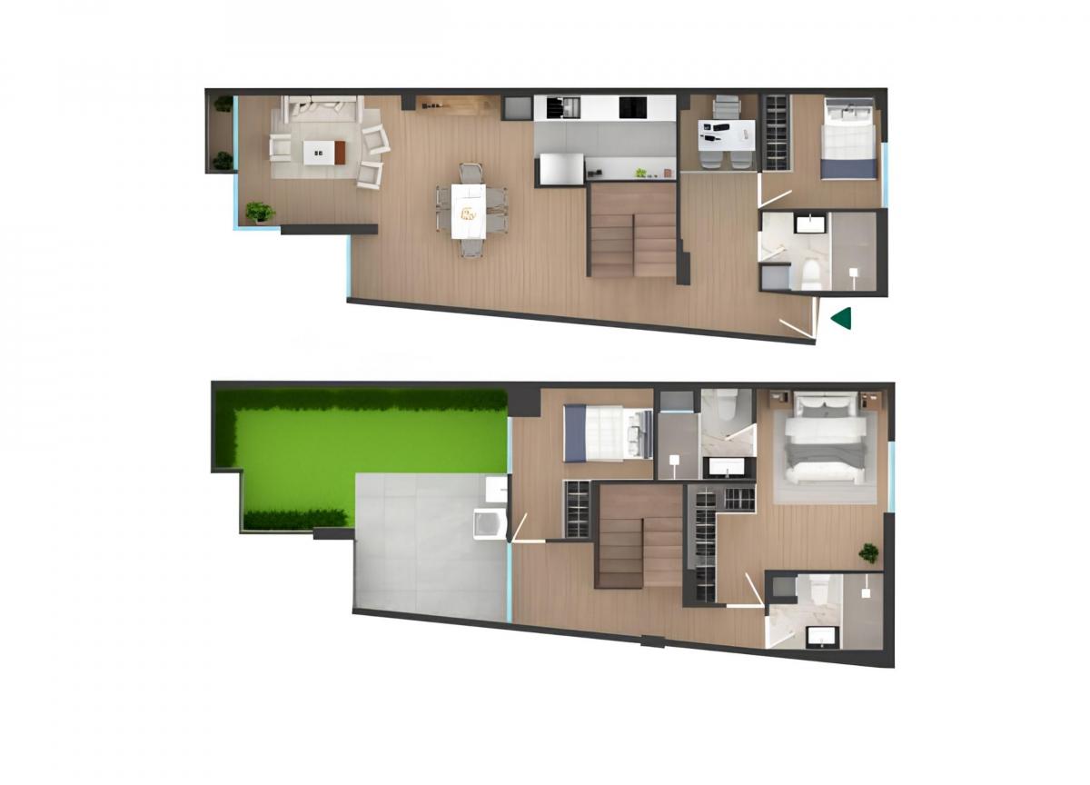 Dúplex de 3 Dorm. en Cercado de Lima | con Terraza Común y Bbq Zone
