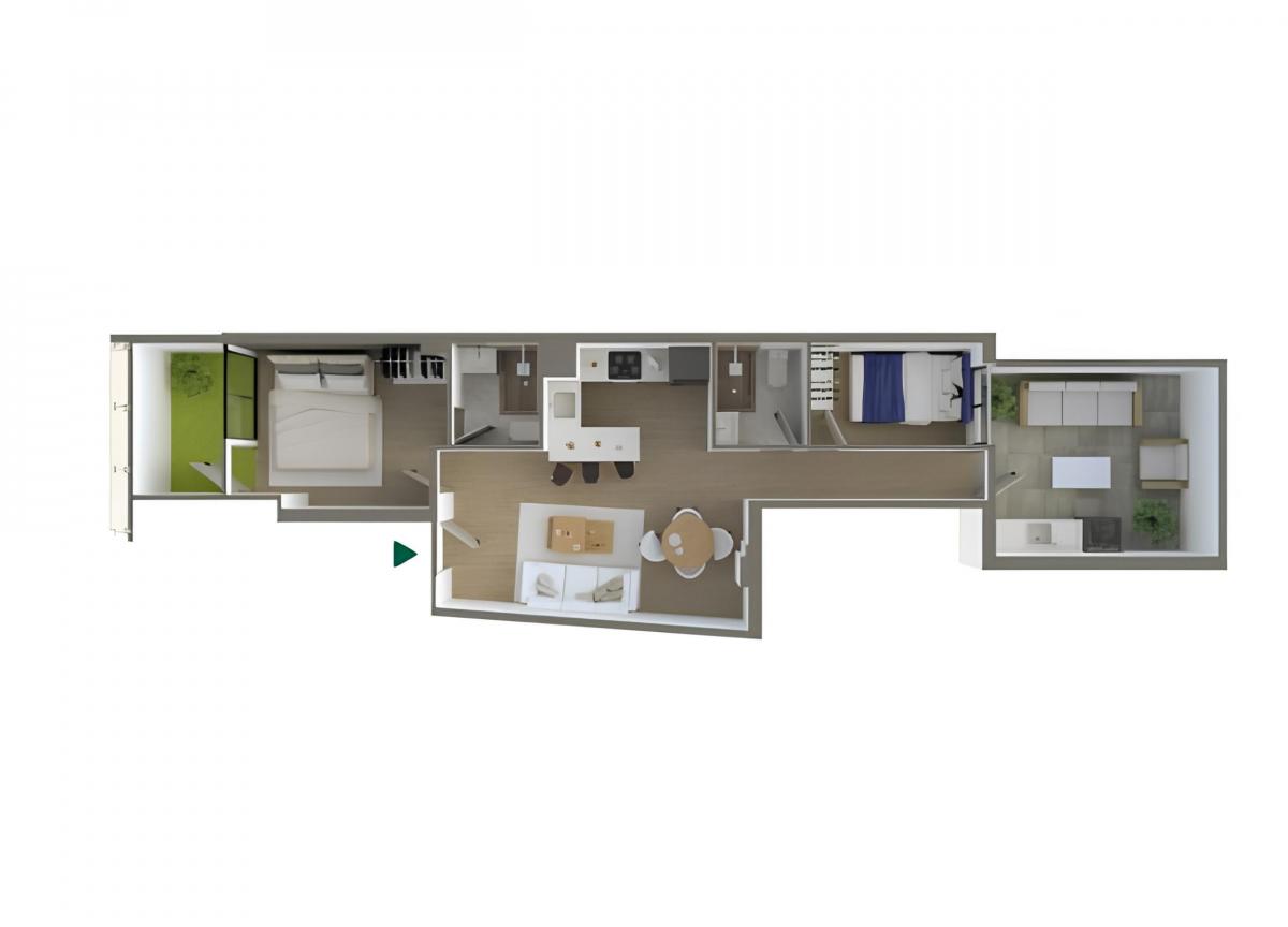 Departamento en venta en Lima - 89 m², 2 dormitorios