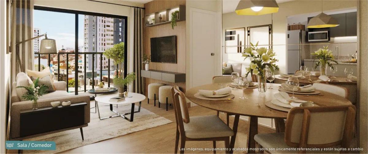Departamento de 2 Dorm. en Cercado de Lima | Gimnasio, Terraza y Coworking