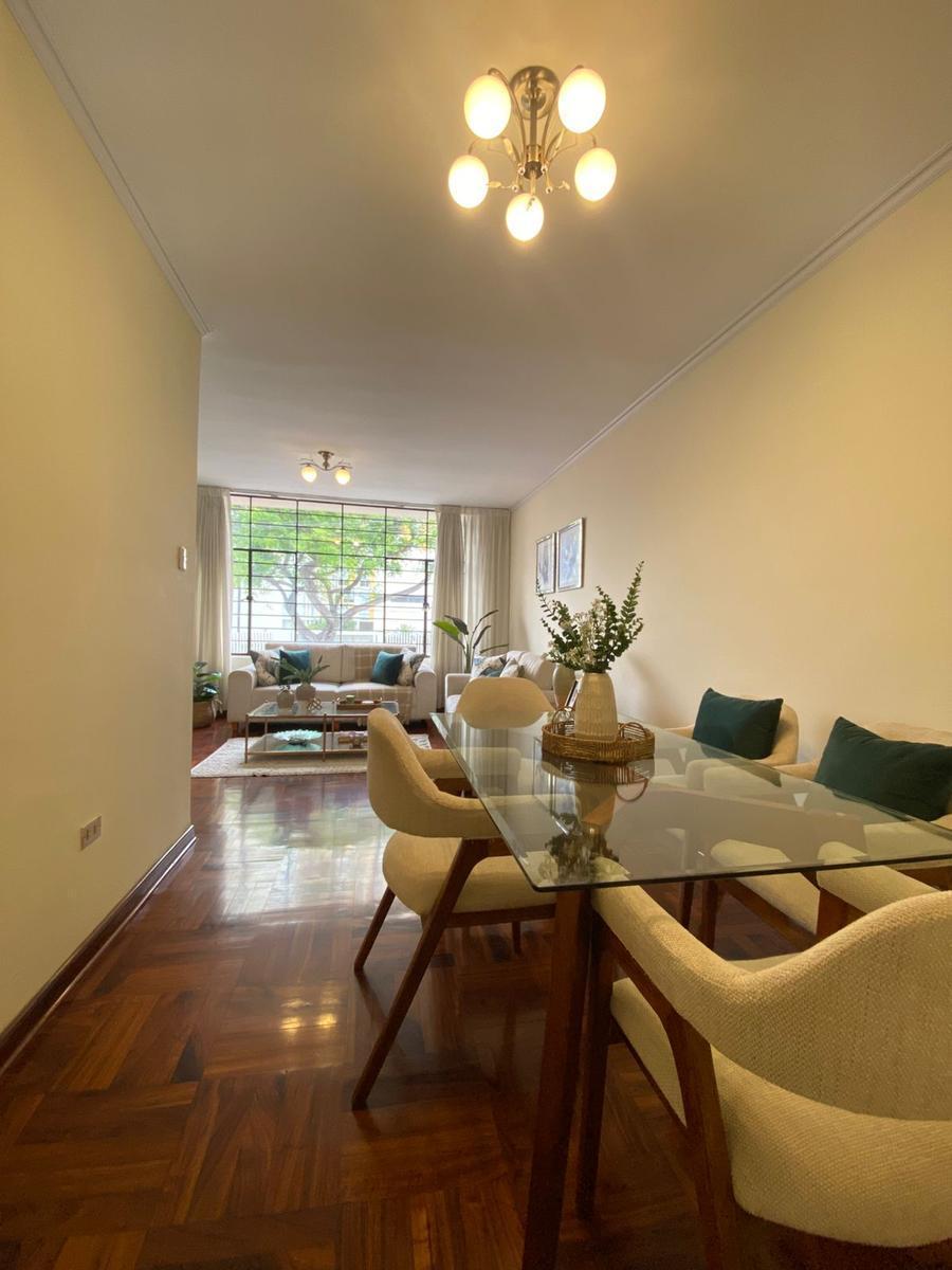 Ocasión en Miraflores – Dpto. de 102 m² en Av. Díaz Canseco con Excelente Distribución