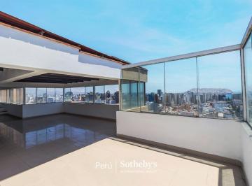 Amplio Pent House de 369 m² y Ubicado en La Av. José Pardo, Miraflores