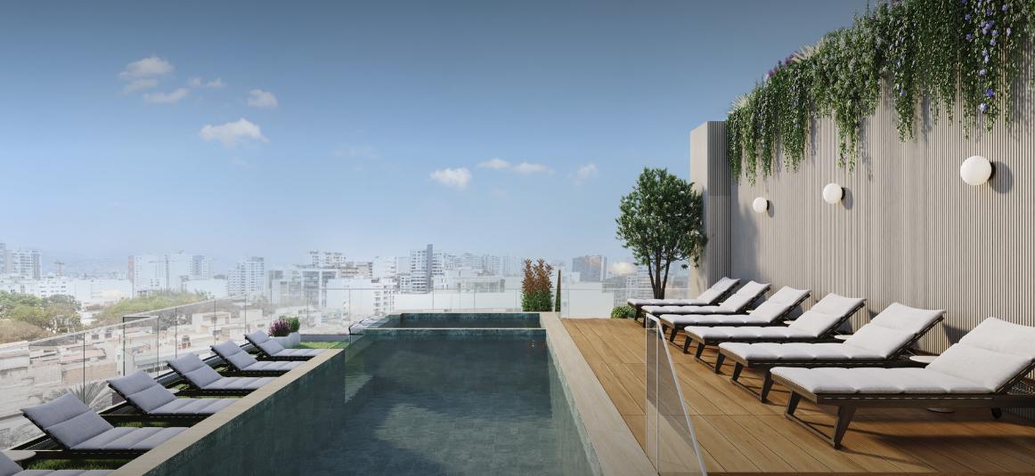 2 Dormitorios en El Distrito de Miraflores (85.43 M²)