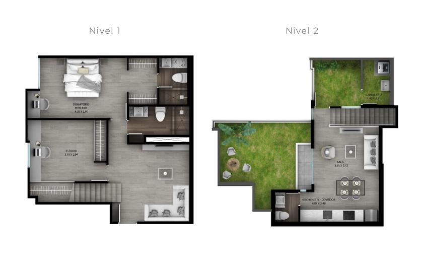Dúplex 2 Dorm. en Miraflores (115.75 M²)