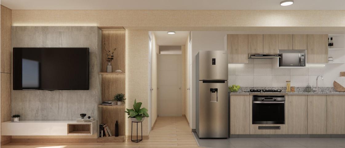 2 Dorm. en Pueblo Libre (51 M²)