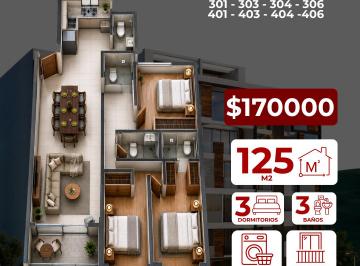 Departamentos en de 129 m² Cerca a La Plaza de Sachaca
