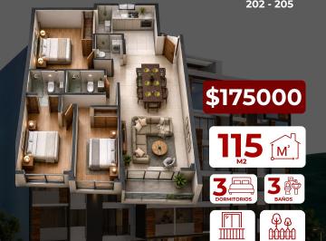 Departamentos en Venta Cerca a Tingo - Sachaca de 136 m²