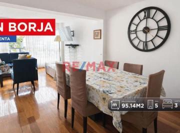 Departamento en venta en San Borja - 95 m², 3 dormitorios