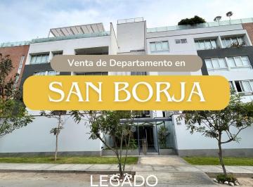 Departamento en venta en San Borja - 113 m², 2 dormitorios