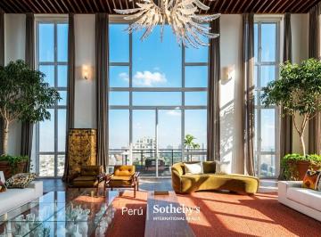 Penthouse con Vista Panorámica Al Golf Club en San Isidro en La Torre Pezet II de Acm.