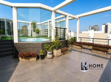 Penthouse Dúplex en Venta en San Isidro – 570 m² | Terraza, Jacuzzi y 3 Cocheras