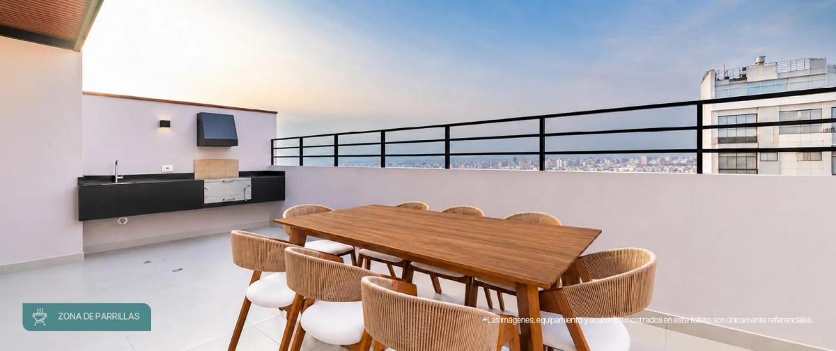 Departamento de Estreno con Piscina Infinita en San Miguel | 3 Dorm.