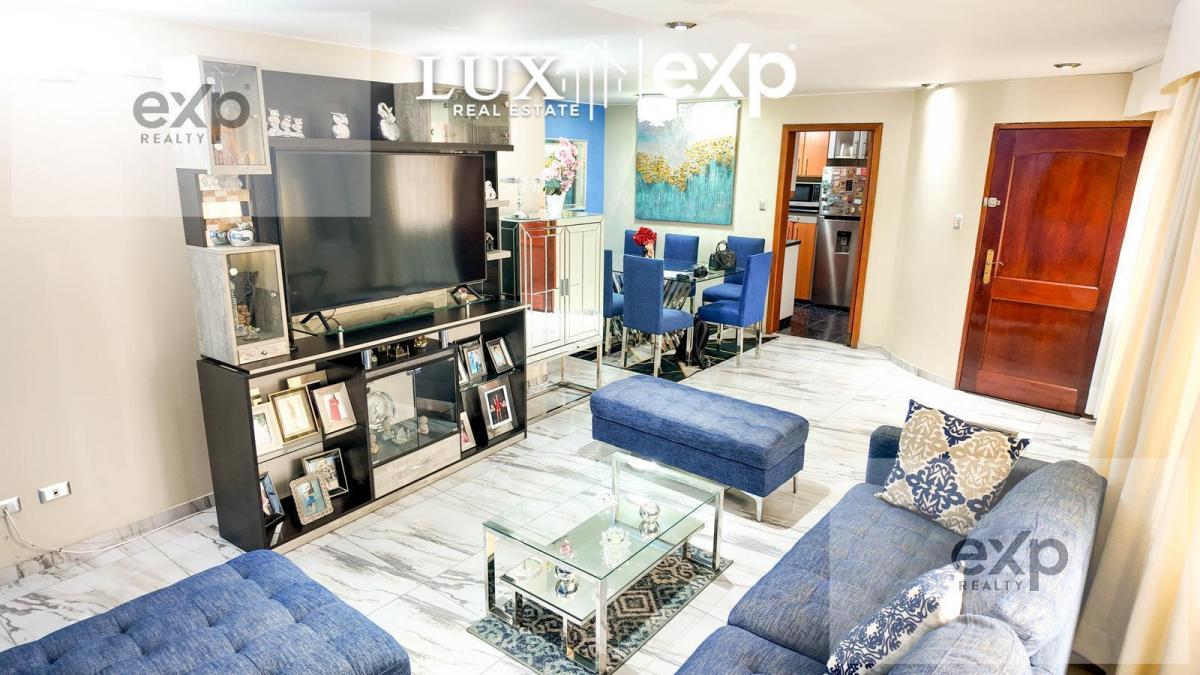 Departamento en venta en Santiago de Surco - 123 m², 3 dormitorios
