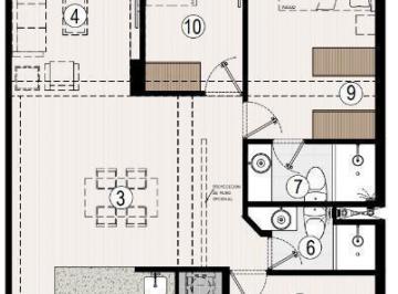 Departamento en Venta | Escritorio | 2 Dorm. | Áreas Comunes