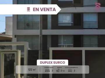 Venta Duplex Surco 3 Dormitorios