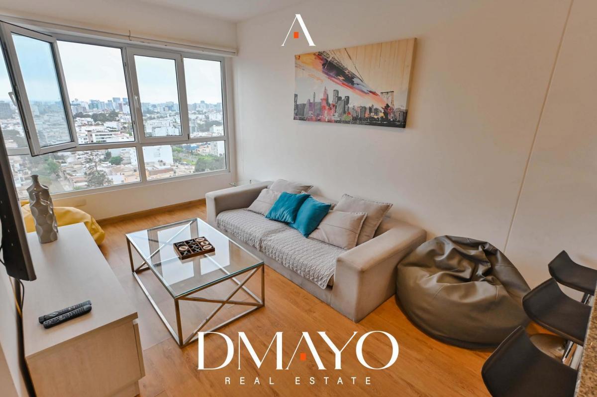 Se Vende Departamento con Gran Vista en El Piso 14 en Límite de Miraflores y Surquillo