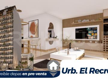 Urb. El Recreo - Pre - Venta Vive en El Recreo Flats de Lujo Frente a Parque