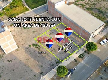Terreno en Venta de 360 m² Urb. Las Praderas del Sol, chiclayo.(G. Yalico)