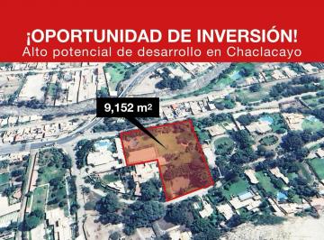 Terreno en Venta - 9152 m² - Chaclacayo