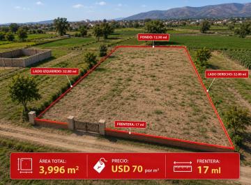 Vendo Terreno $70 por m² en Characato