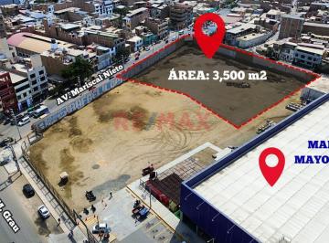 Venta de Terreno Comercial en Chiclayo Al Lado de makro.(G. Yalico)