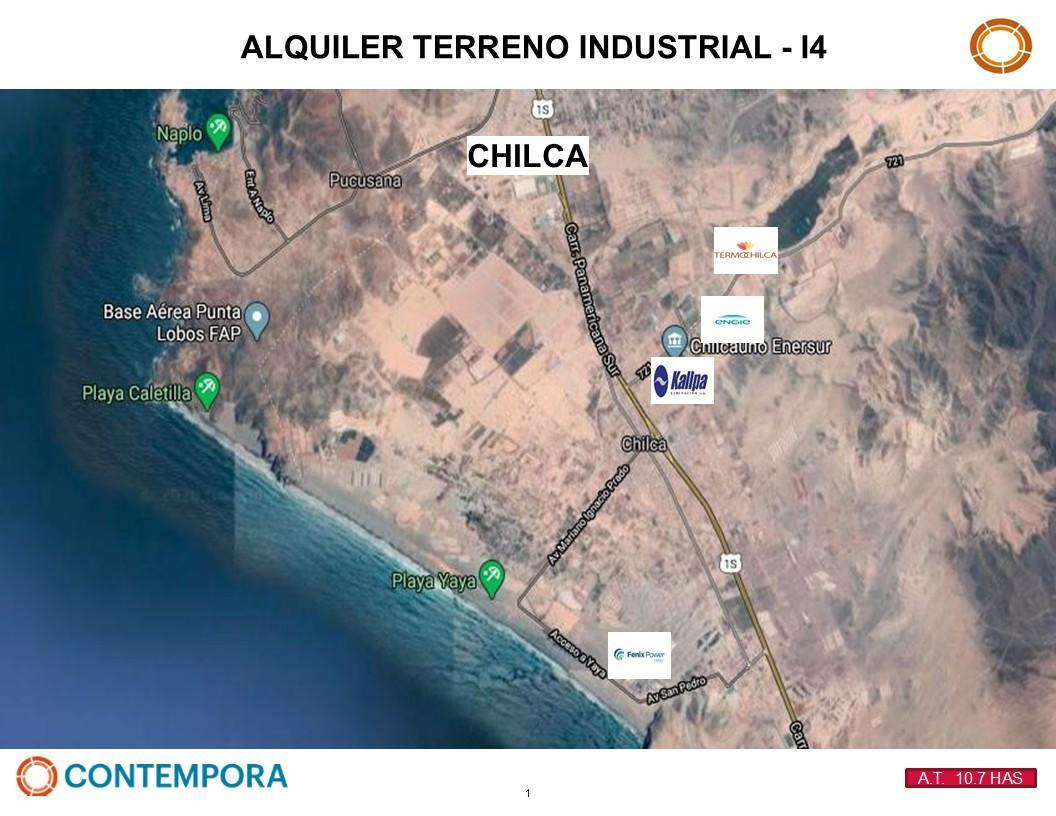 Venta Terreno Chilca - Industria I4 - 10.7 Has - Km. 61 Panamericana Sur