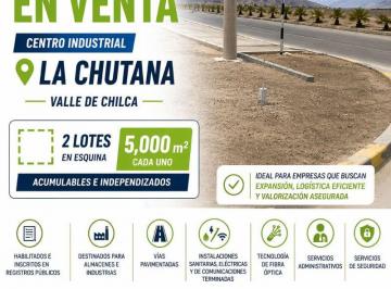Terreno en Esquina 5000 m² Para Industria Pesada en Parque Ind. La Chutana