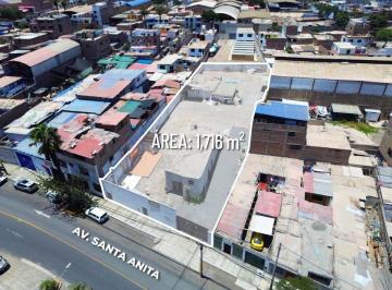 Venta de Terreno de 1, 716 m² en Calle Santa Anita – Chorrillos