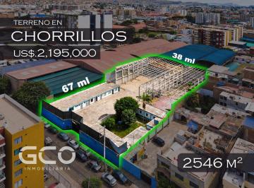 Ocasión! Terreno de 2546 m² en Chorrillos