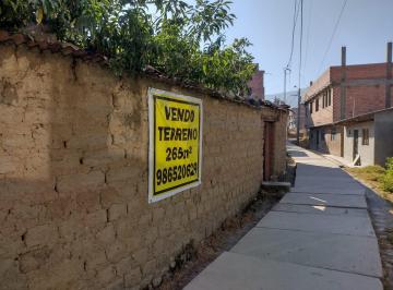 Vendo Terreno en Huaraz en Independencia de 265 m² X Av. Confraternidad Norte